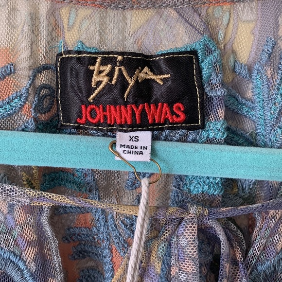 Johnny Was Dani Mesh (Slip) Dress Size XS NWT - Picture 4 of 13